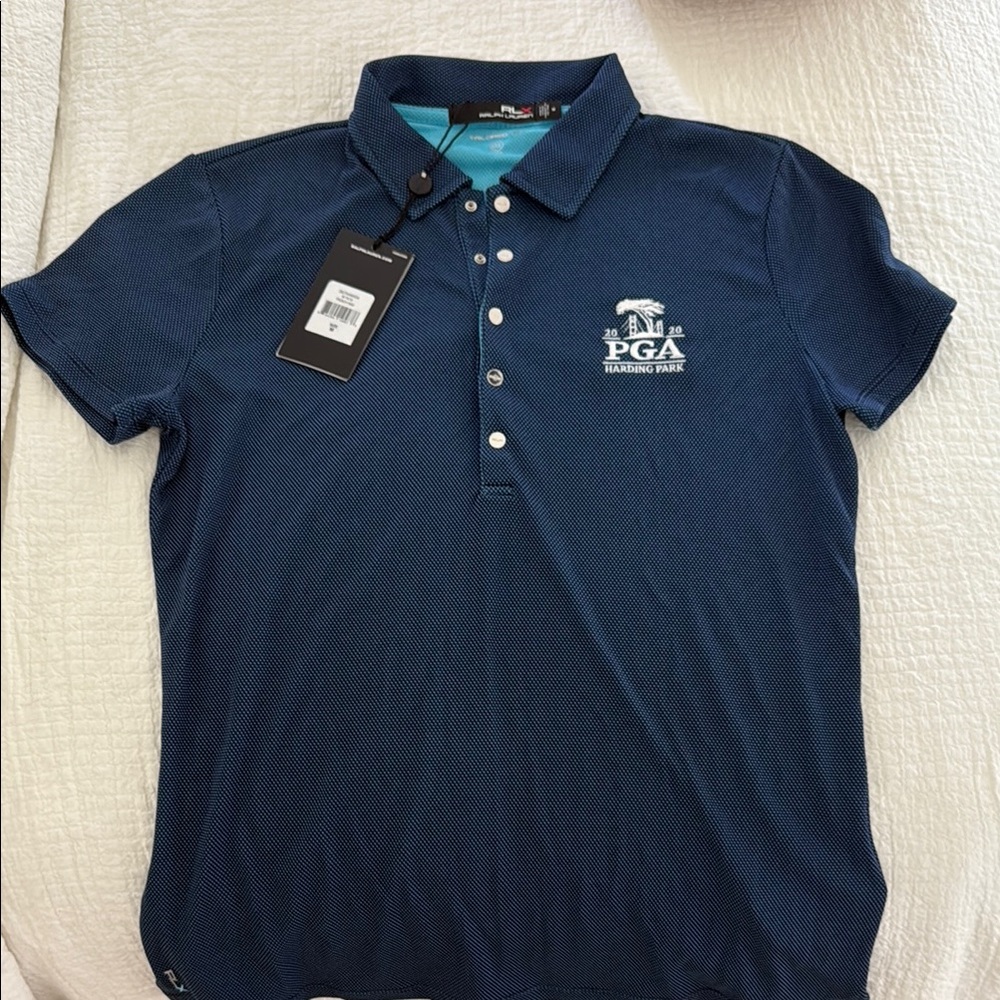 RLX Ralph Lauren Women's Navy Polo Golf Shirt